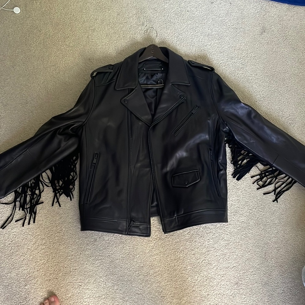Daniel Won lamb leather jacket. BRAND NEW